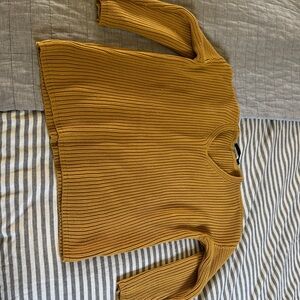 Jenni Kayne Mustard Knit Sweater